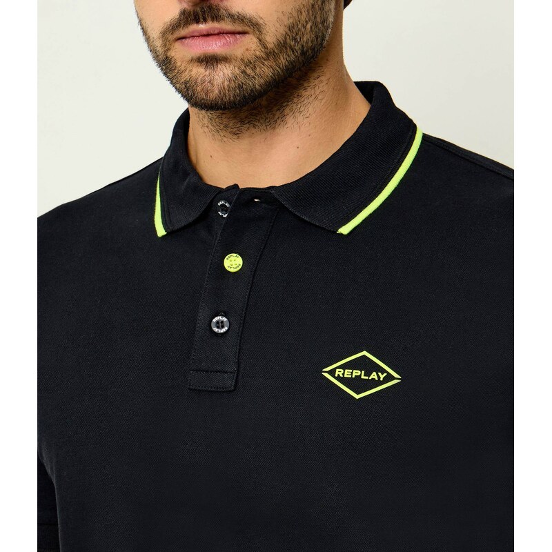 Replay Polokošile | regular fit | stretch pique