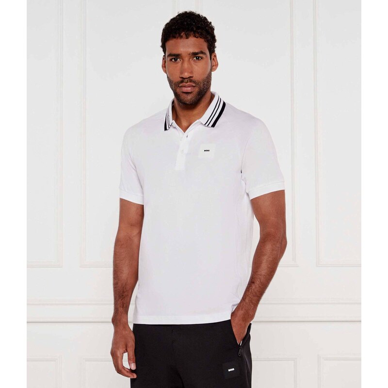 BOSS GREEN Polokošile Paddy Rib | Regular Fit