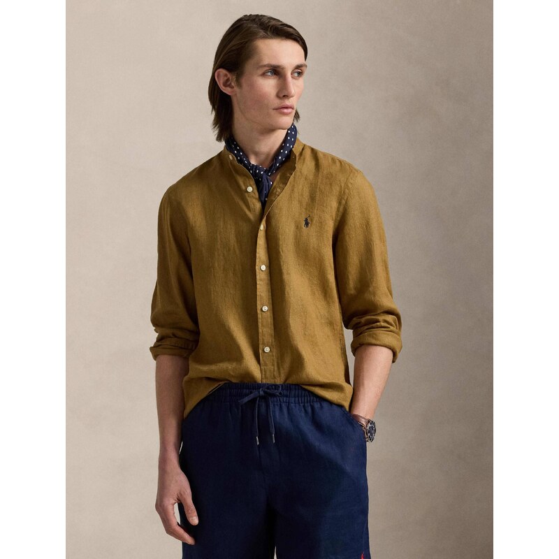 POLO RALPH LAUREN Lněná košile | Slim Fit