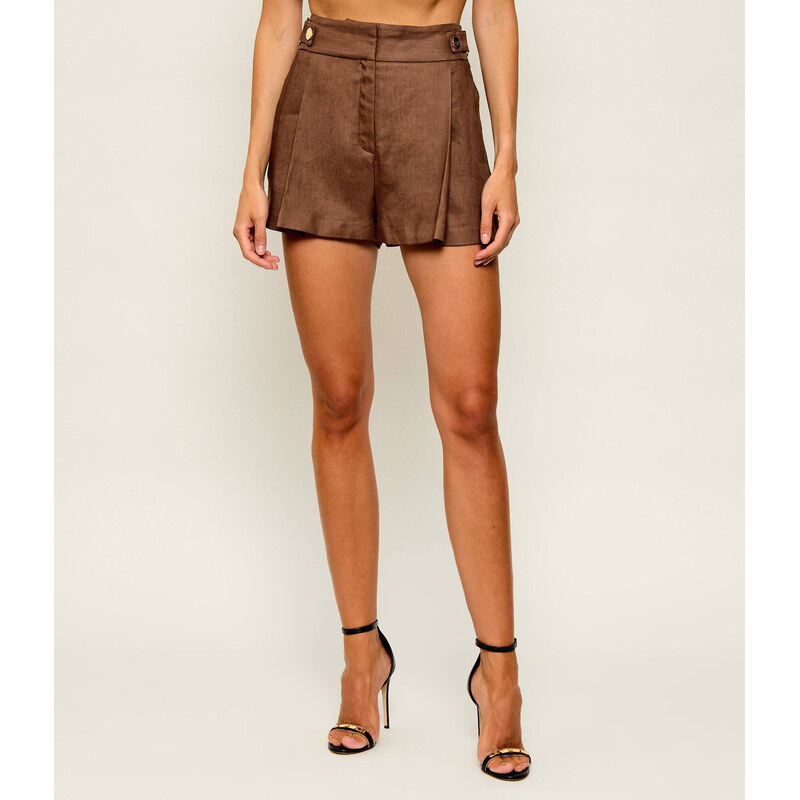 Elisabetta Franchi Lněné šortky | regular fit