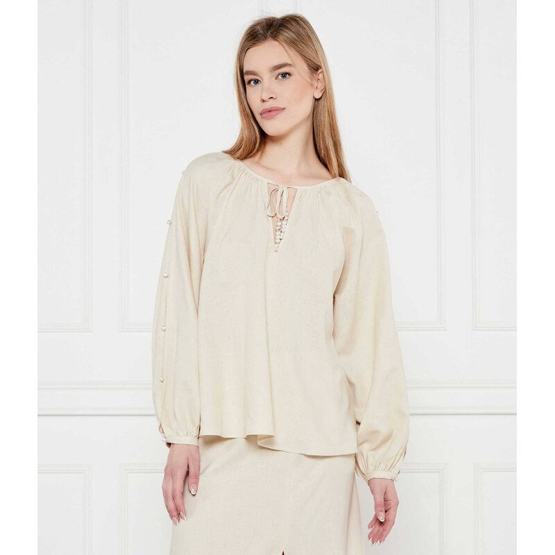 Twinset U&B Lněná halenka | Loose fit 105539283