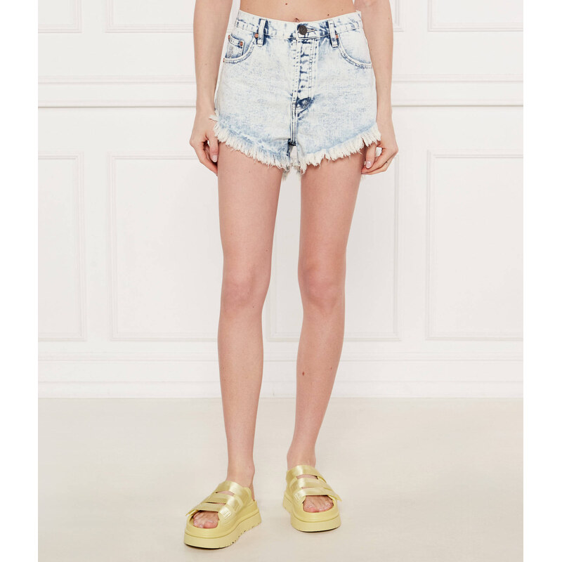 One Teaspoon Džínové šortky Outlaws | Boyfriend fit | low waist