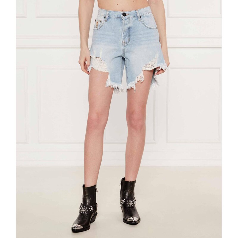 One Teaspoon Džínové šortky Frankies | Boyfriend fit | low waist