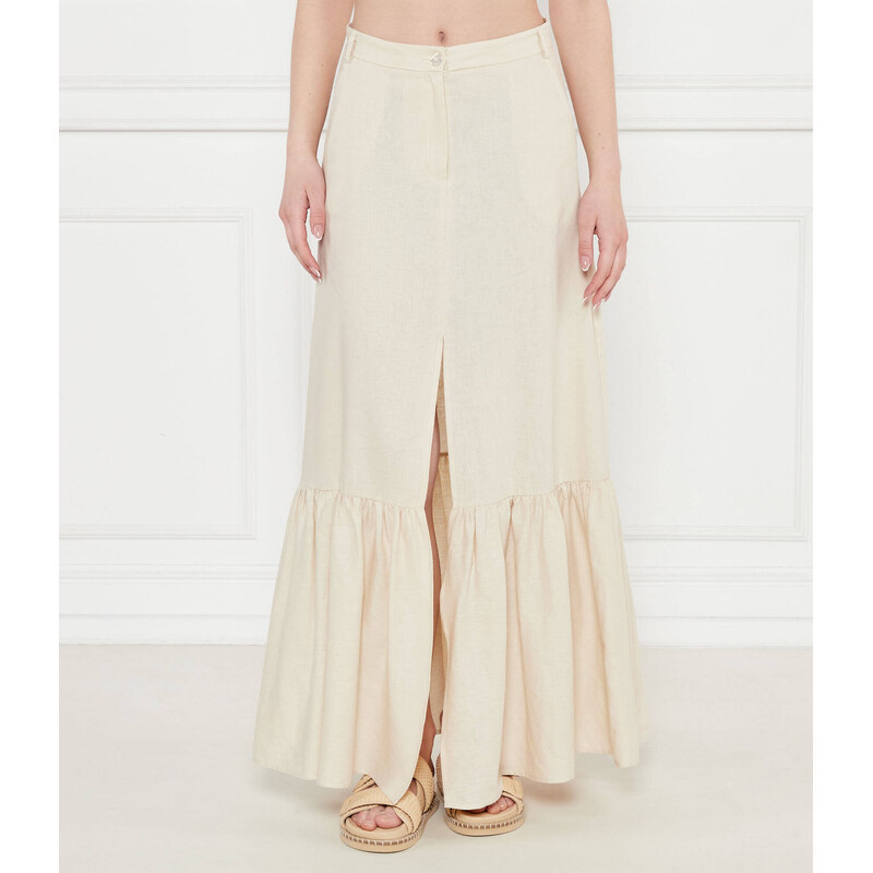 Twinset U&B Lněná sukně 105547776