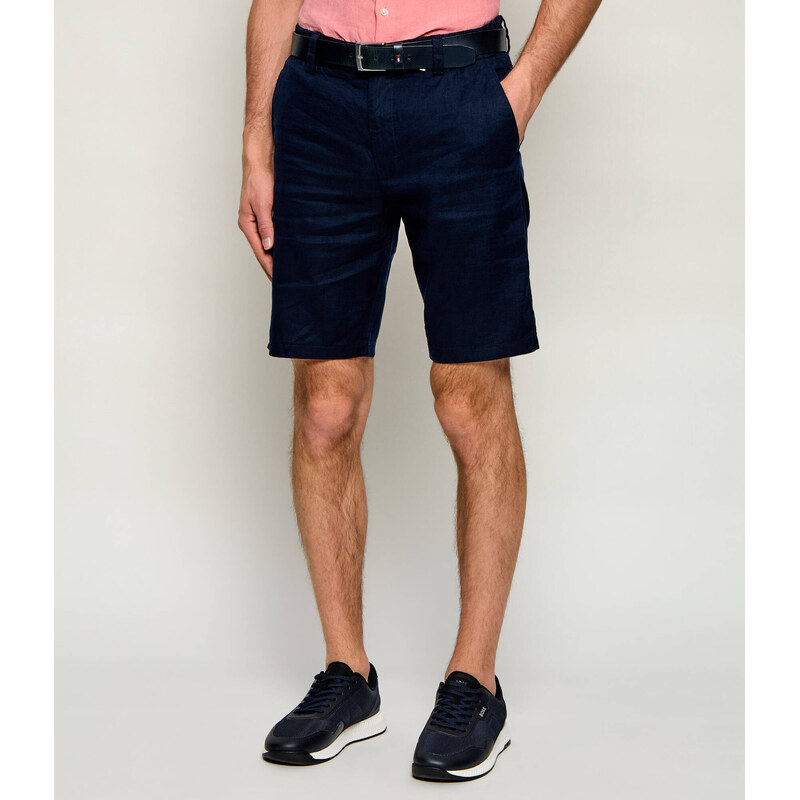 BOSS ORANGE Lněné šortky Chino_DS_3S | Tapered fit