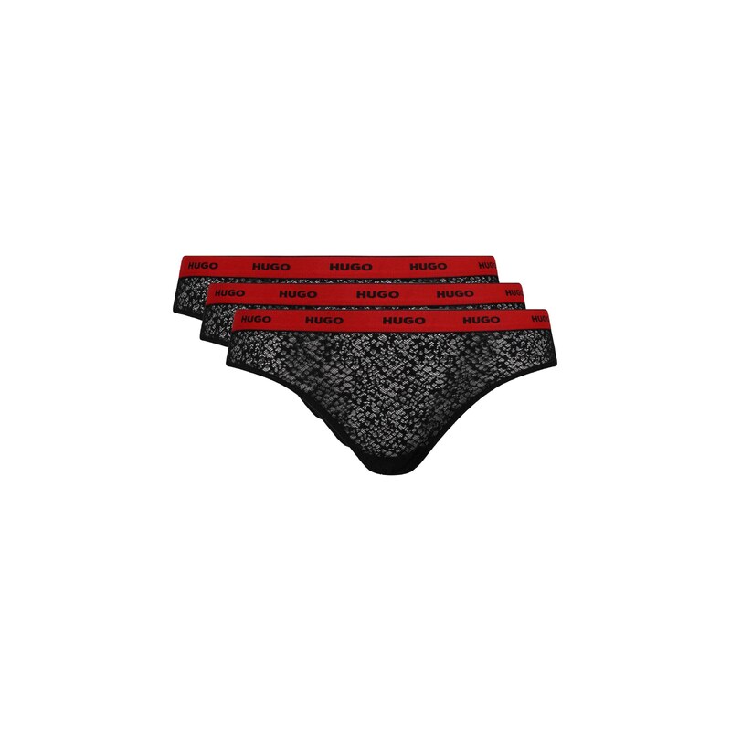 Hugo Bodywear Krajkové kalhotky 3-pack