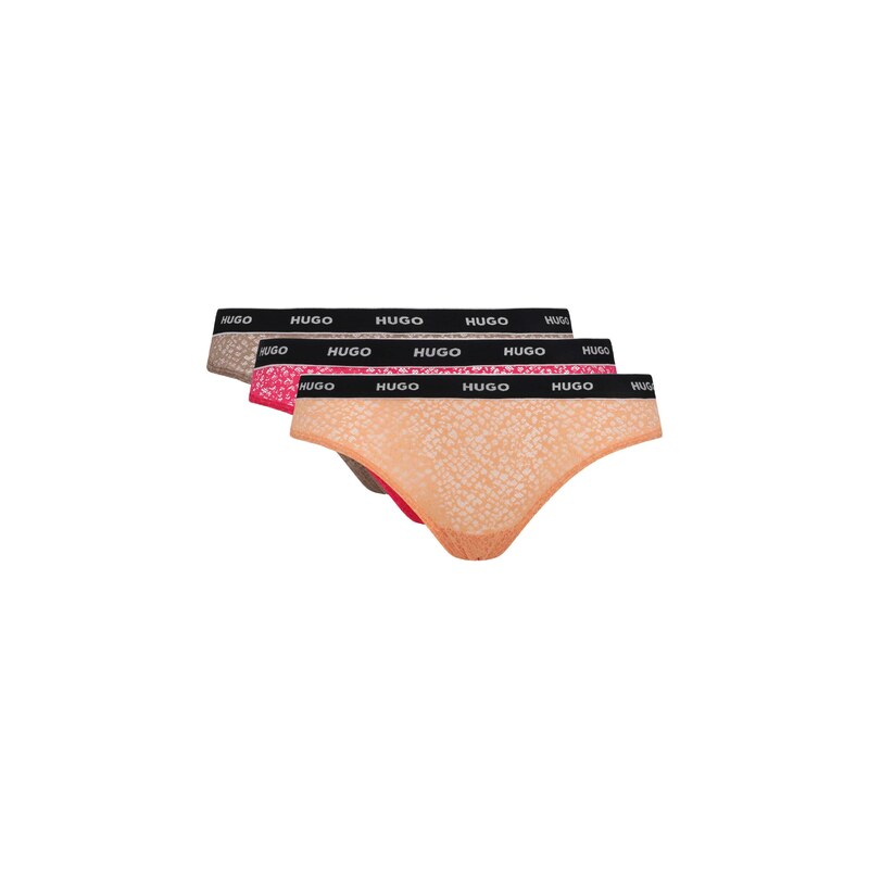 Hugo Bodywear Krajkové tanga 3-pack 105507263