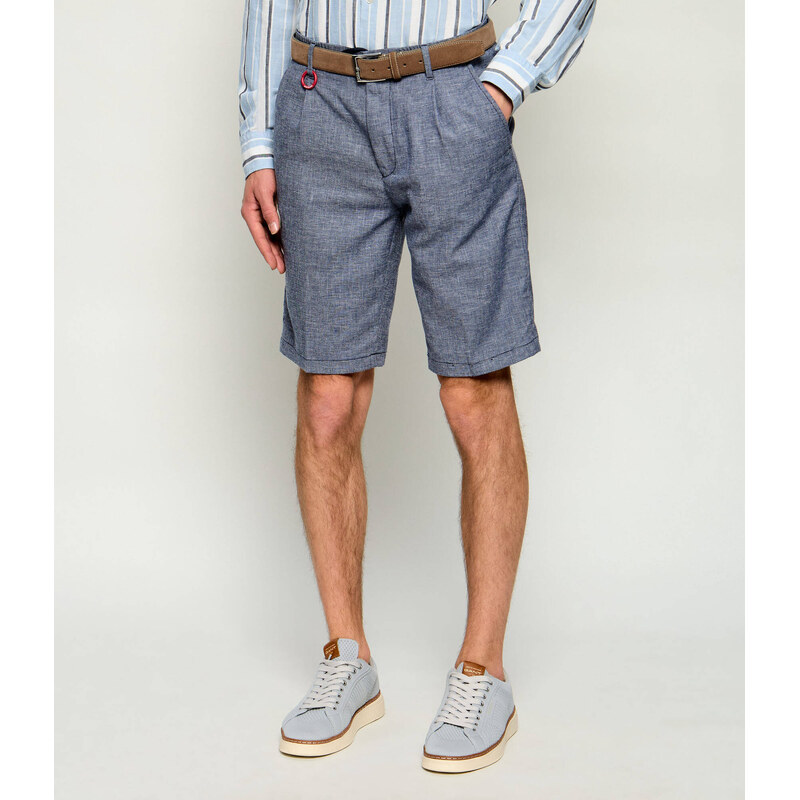 Joop! Jeans Šortky chino Ruby | regular fit přidáním lnu