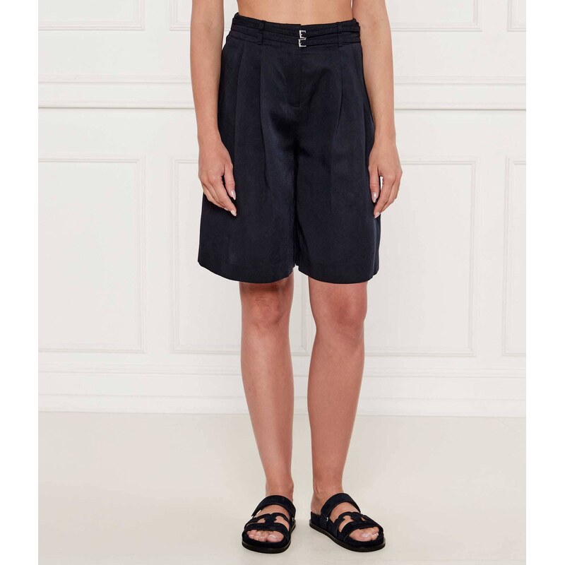 BOSS BLACK Šortky Tilena-W | Loose fit přidáním lnu 105412921