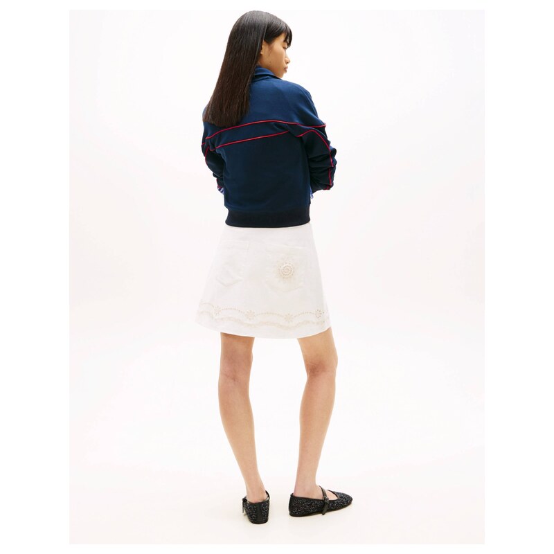 Tommy Jeans Sukně přidáním lnu