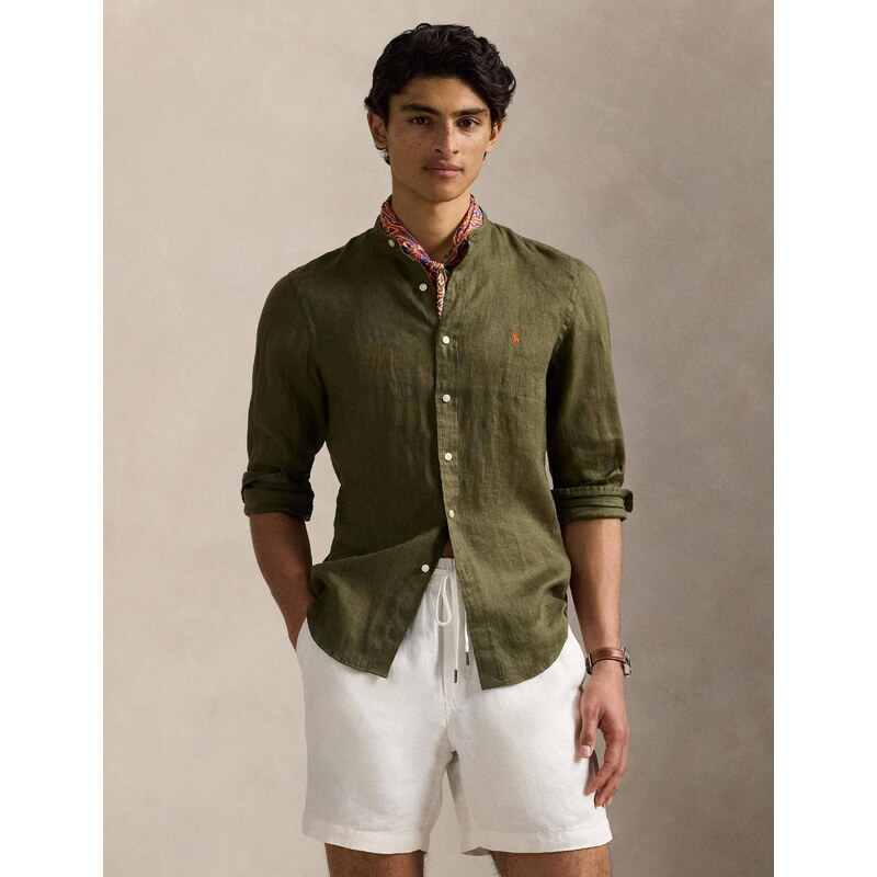 POLO RALPH LAUREN Lněná košile | Slim Fit