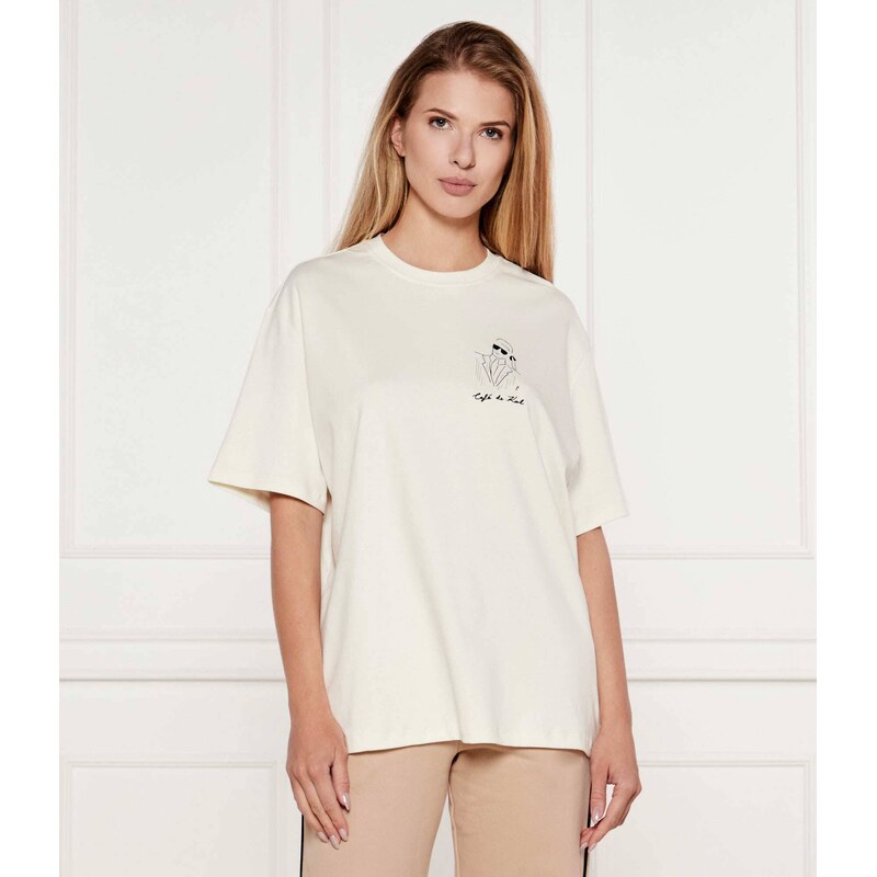 Karl Lagerfeld Tričko Karl Lagerfeld x Jorge Parra | Oversize