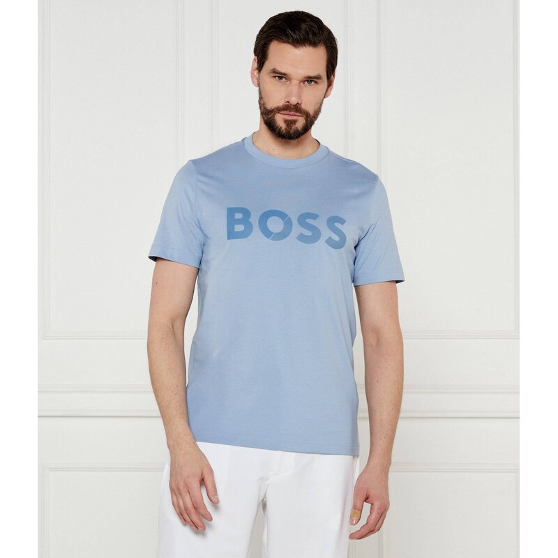 BOSS GREEN Tričko Tape Logo | Regular Fit