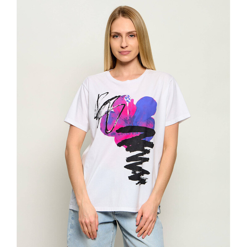 One Teaspoon Tričko Art | Relaxed fit
