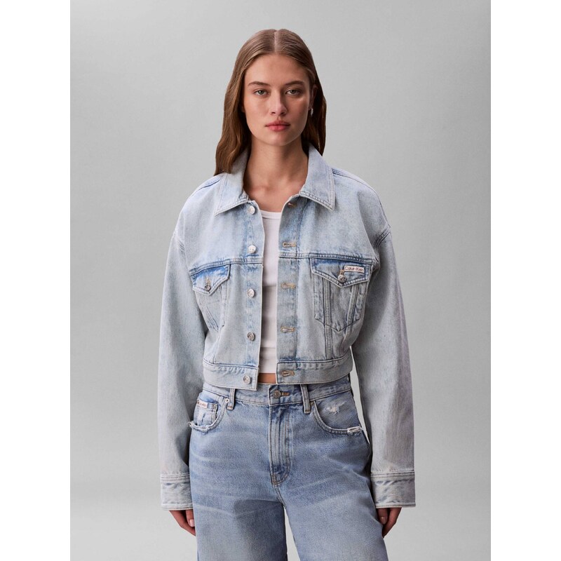 Calvin Klein Jeans Džínová bunda | Cropped Fit