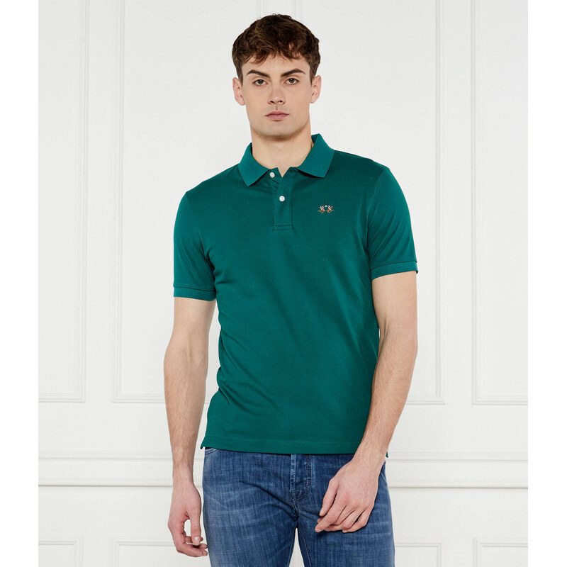 La Martina Polokošile | Slim Fit | stretch pique
