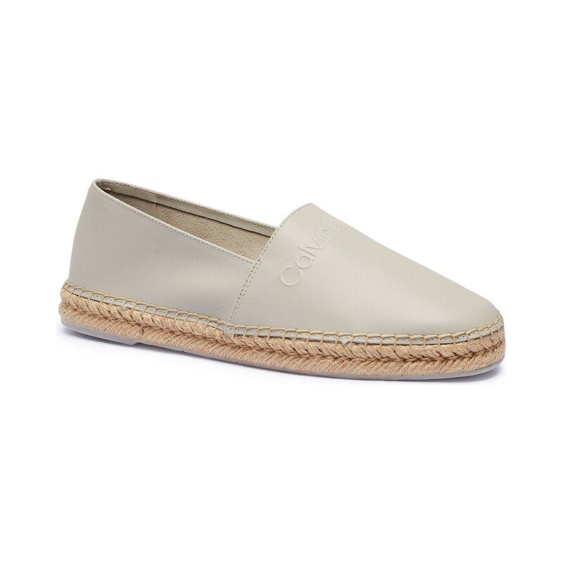 Calvin Klein Kožené espadrilky