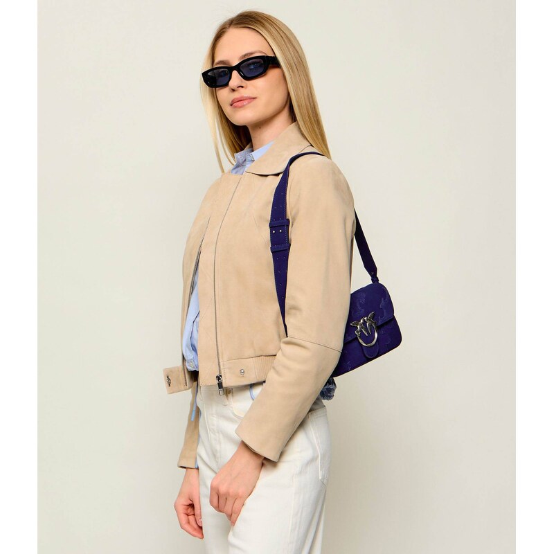 Pinko Kabelka na rameno LOVE ONE SLOUCHY MINI | semiš