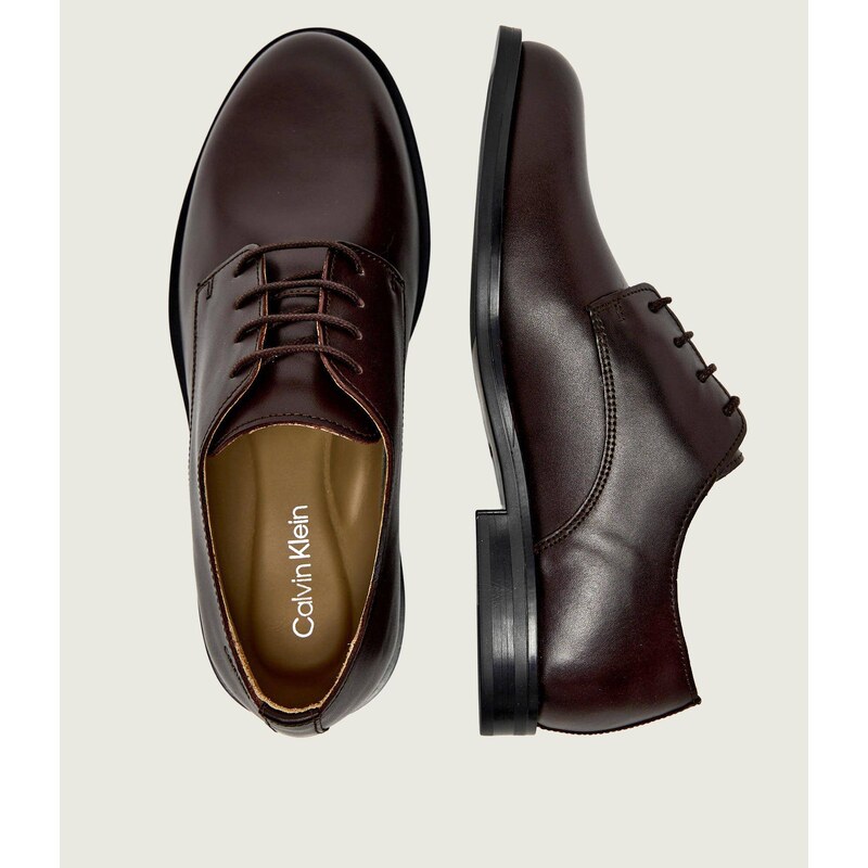 Calvin Klein Kožené derby boty