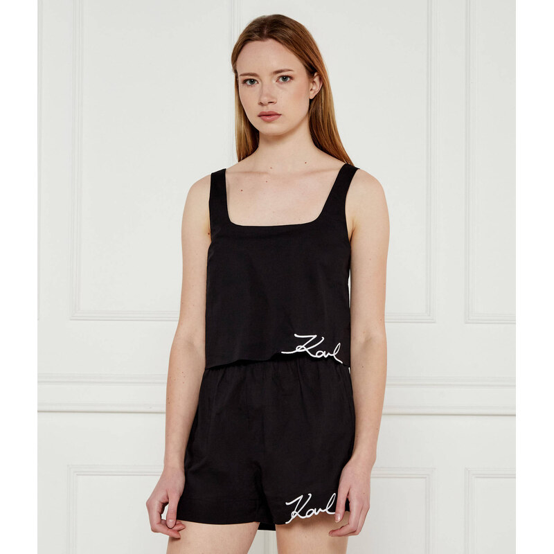 Karl Lagerfeld Top | Cropped Fit