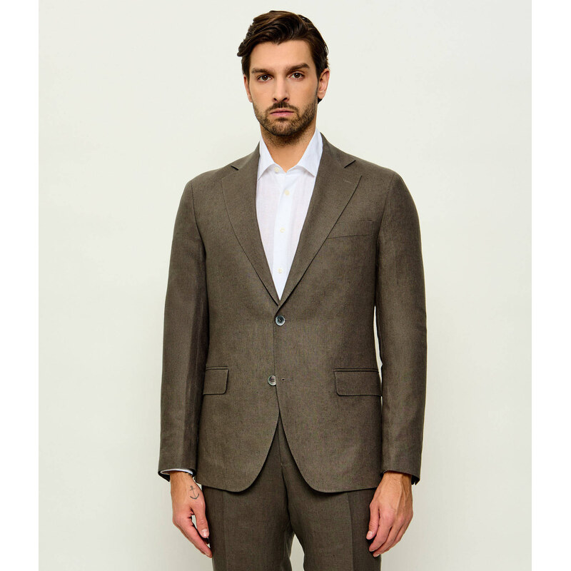 Oscar Jacobson Lněná sako Fogerty | regular fit