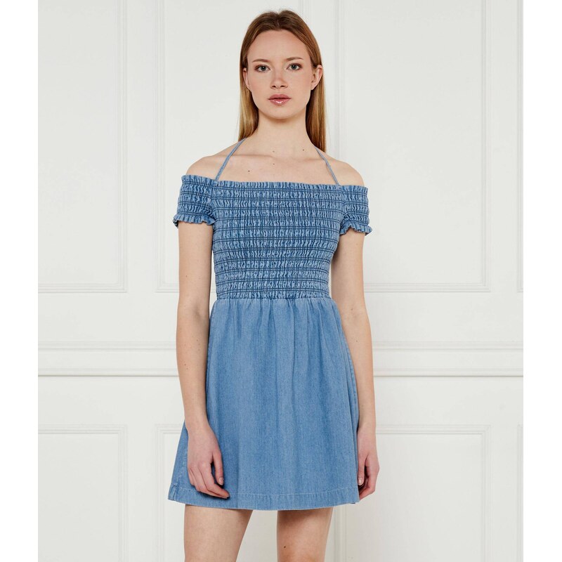 Tommy Jeans Džínová šaty CHAMBRAY