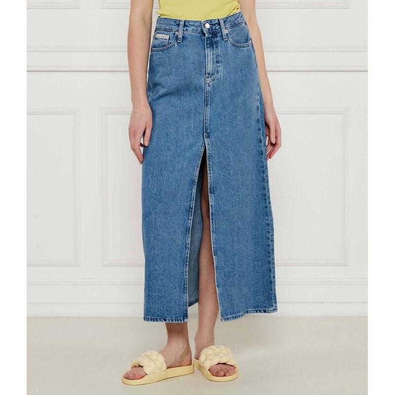 Calvin Klein Jeans Džínová sukně A-LINE