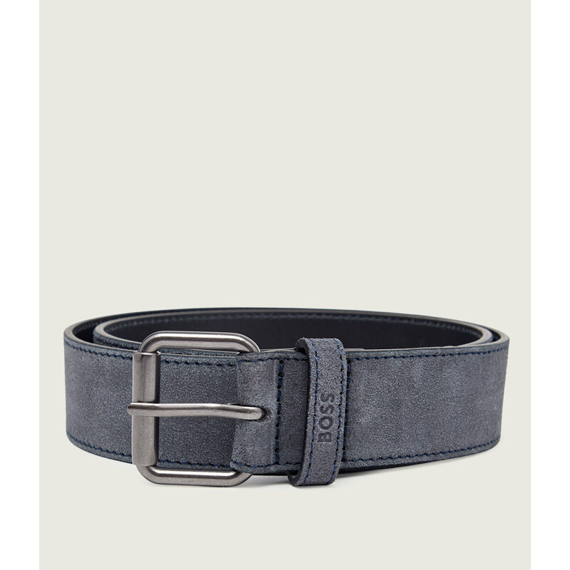 BOSS BLACK Opasek Narun-Sd-St_Sz35 | semiš