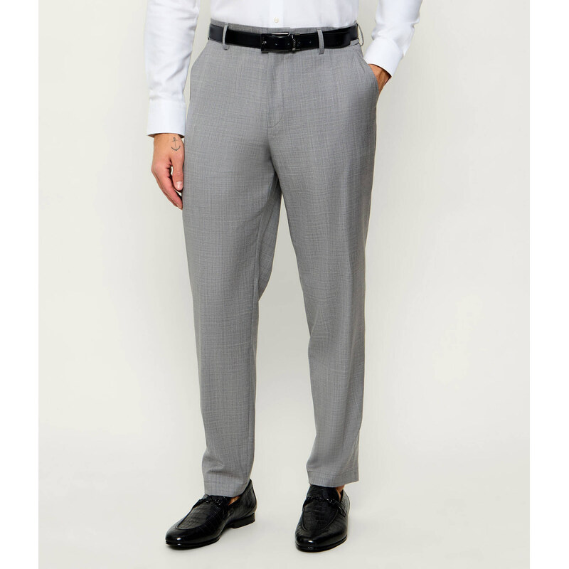 BOSS BLACK Vlněné kalhoty P-Perin-C﻿W-WG-262 | Tapered fit