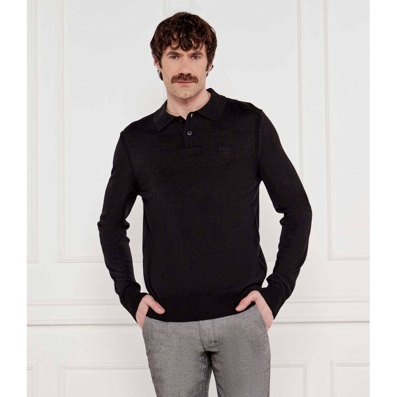 BOSS ORANGE Vlněné polokošile Avac | Slim Fit