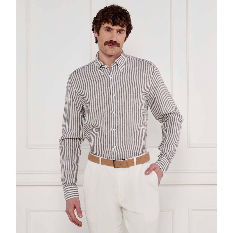 Oscar Jacobson Lněná košile | Regular Fit