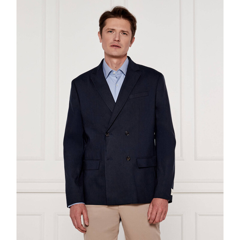 Calvin Klein Sako | Regular Fit přidáním lnu