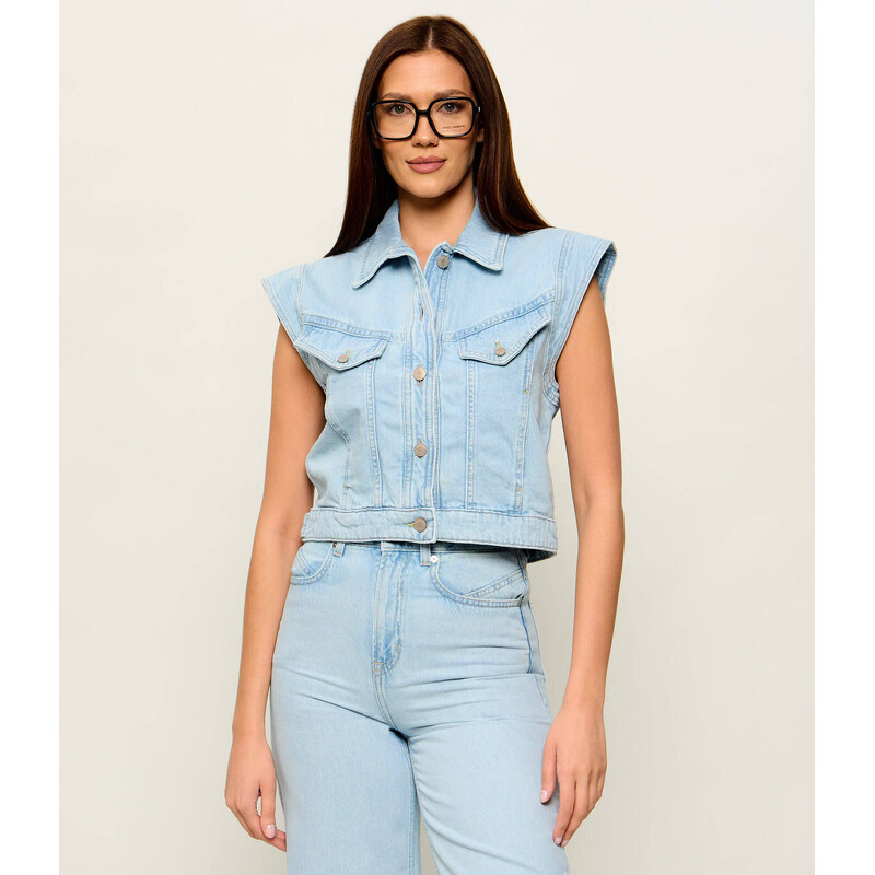 BOSS ORANGE Džínová vesta C_1.0 | regular fit
