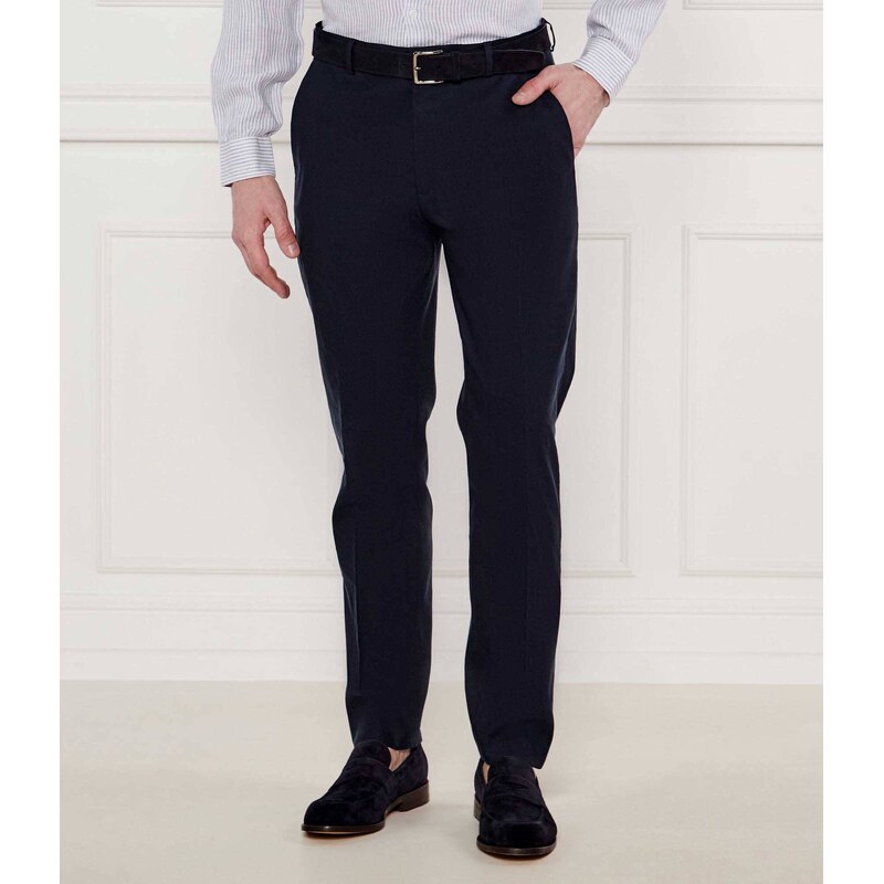 Calvin Klein Kalhoty | Tapered fit přidáním lnu