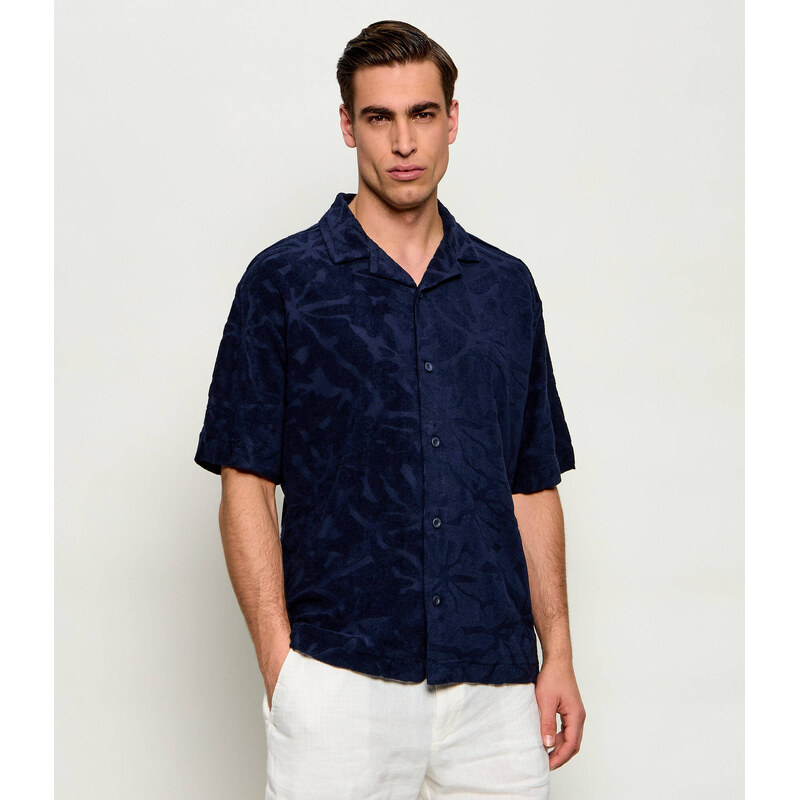 BOSS ORANGE Košile We_Flower | Relaxed fit froté