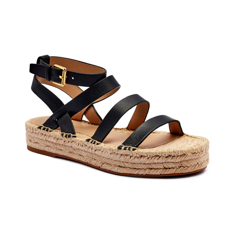 LAUREN RALPH LAUREN Kožené sandály POLLY