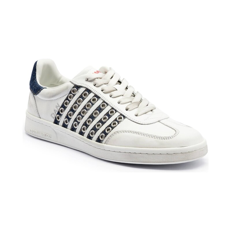 Dsquared2 Kožené tenisky Boxer