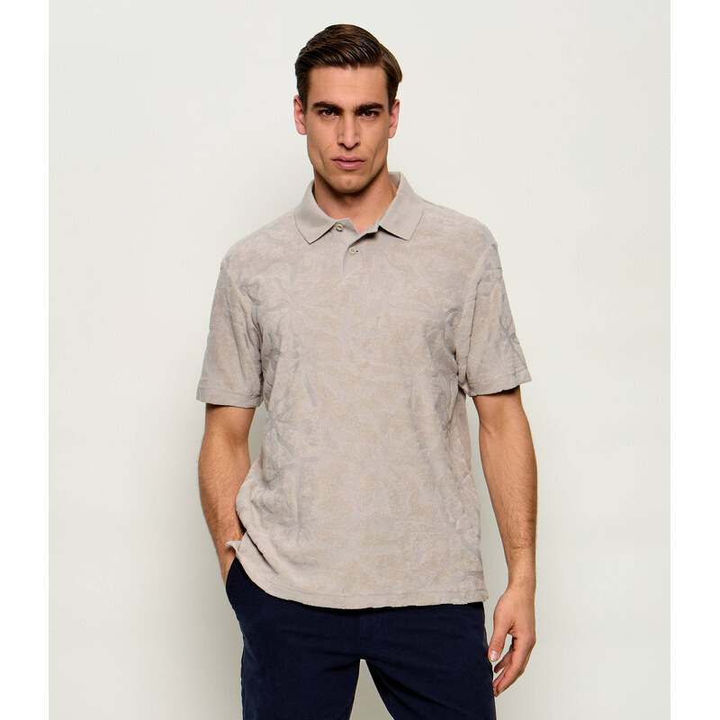 BOSS ORANGE Polokošile Pe_Flower | Relaxed fit froté