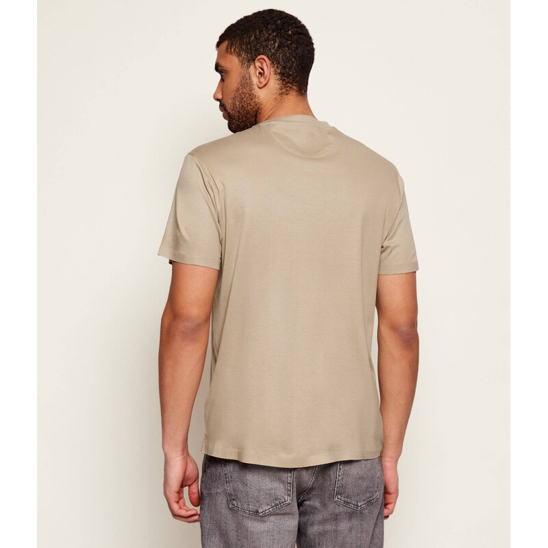 GUESS Tričko | regular fit |s příměsí hedvábí