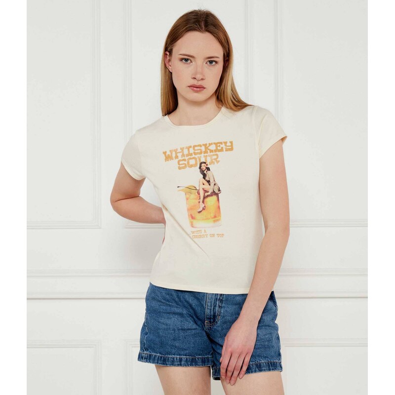 GUESS Tričko VINTAGE GIRL R5 | Regular Fit