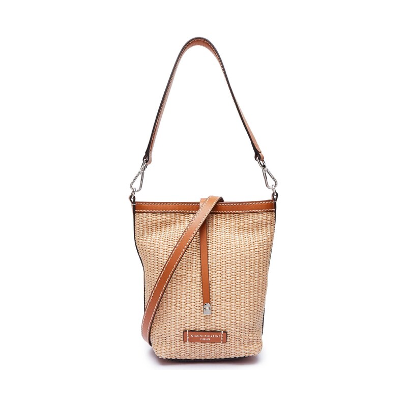 GIANNI CHIARINI Kabelka na rameno Vanessa s přídavkem kůže 105154515