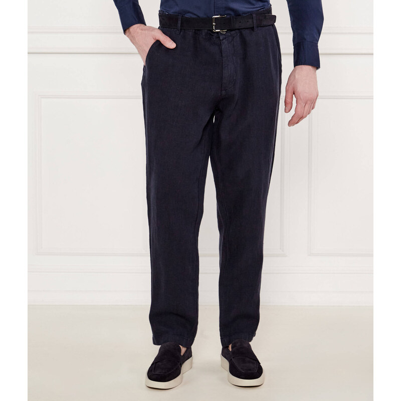 Aeronautica Militare Lněné kalhoty | Regular Fit 105149591