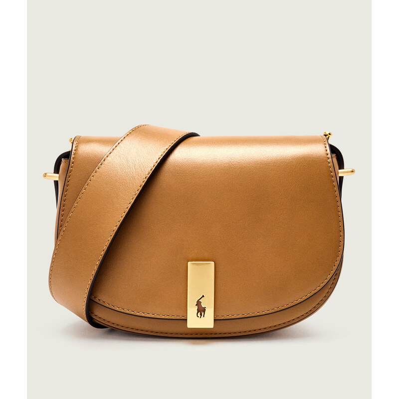 POLO RALPH LAUREN Kožená crossbody kabelka ID