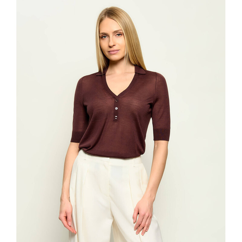 BOSS BLACK Svetr | regular fit | s příměsí vlny