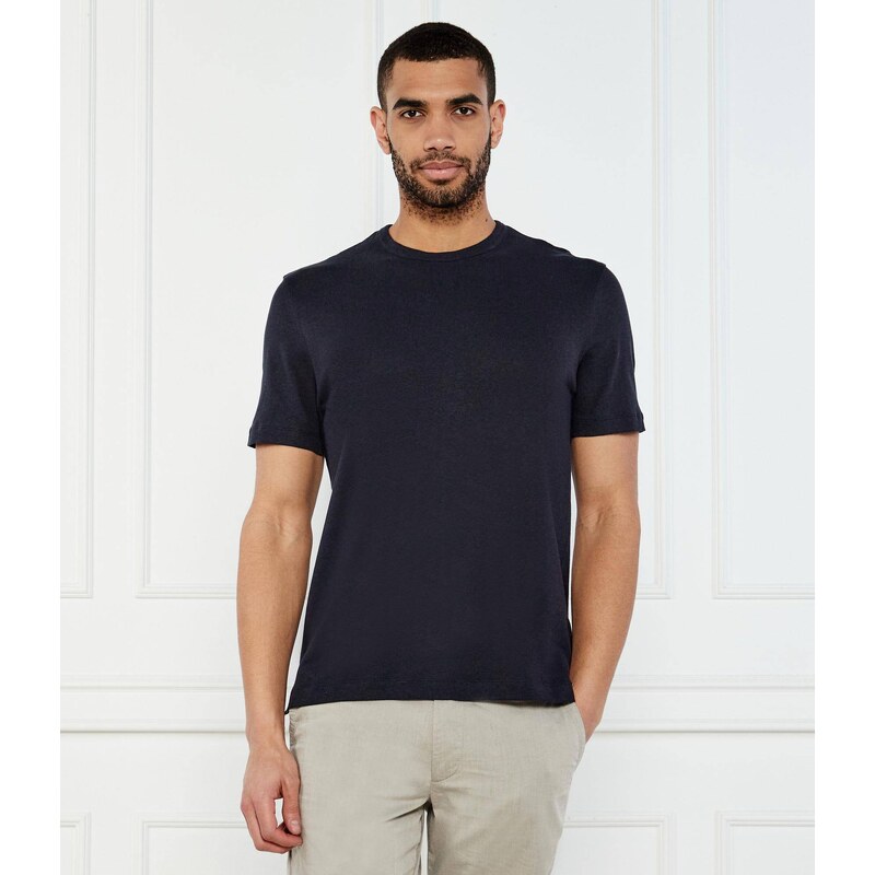 BOSS BLACK Tričko H-Taut 28 | Regular Fit přidáním lnu