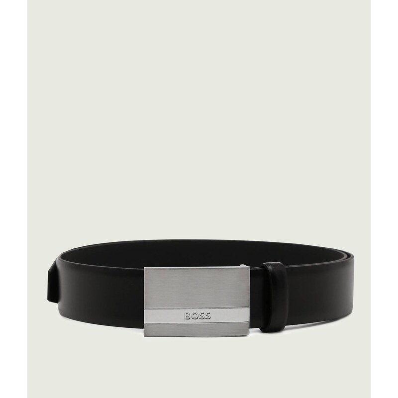 BOSS BLACK Kůžoný opasek Baxton_Sz35