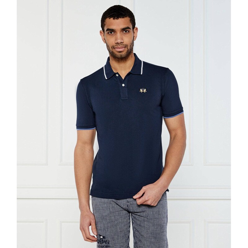 La Martina Polokošile | Slim Fit | stretch pique