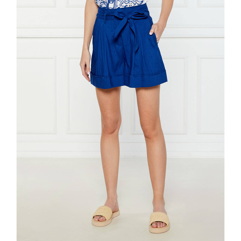 Marc Cain Lněné šortky | Relaxed fit | high waist 104998316