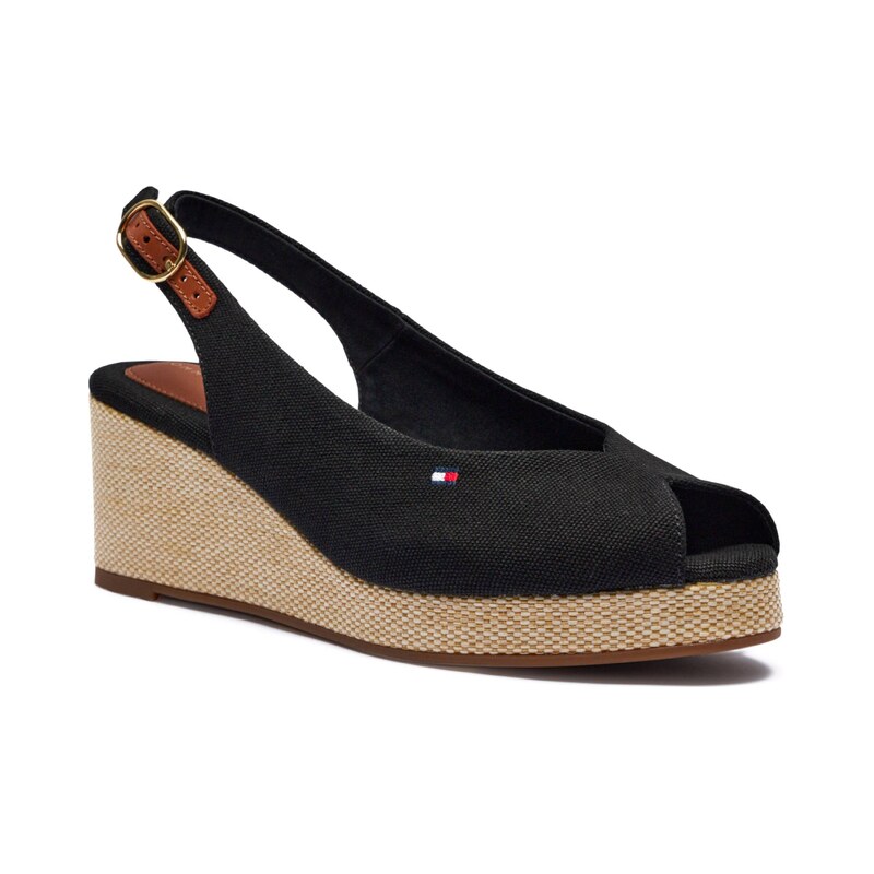 Tommy Hilfiger Boty na klínku s přídavkem kůže 104948583