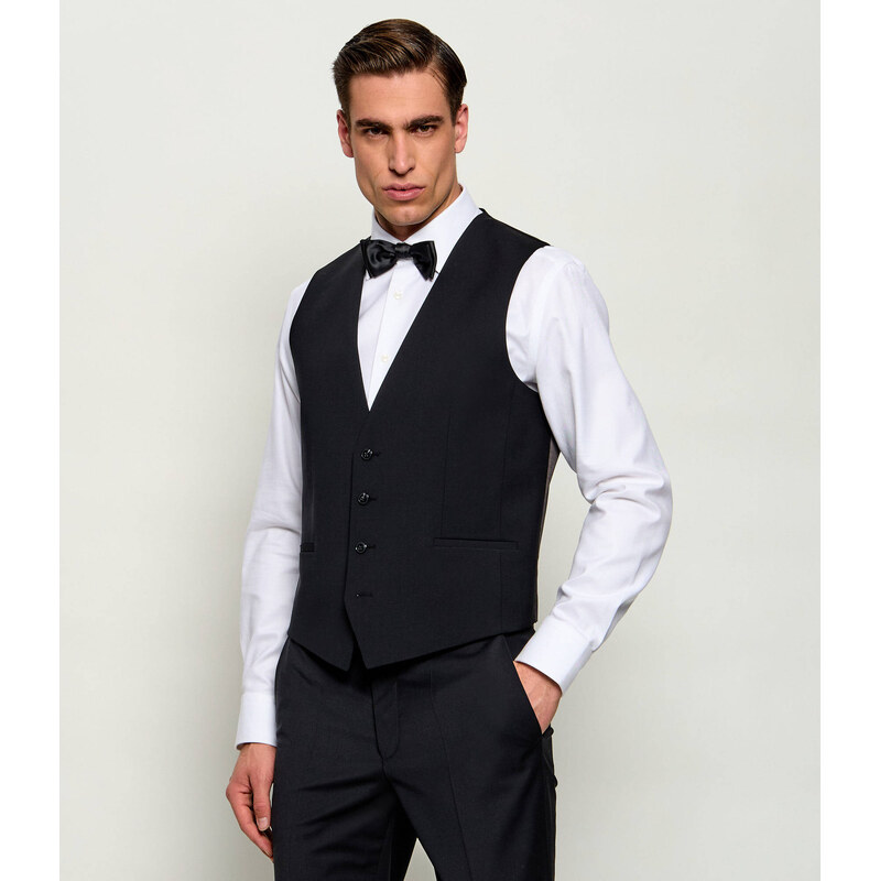 HUGO Vlněná vesta Vin253X-MH | Slim Fit